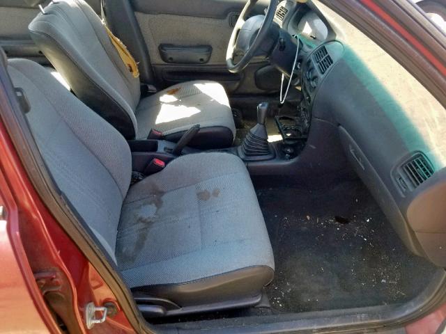 1Y1SK5361PZ033445 - 1993 GEO PRIZM BASE 红色 照片 5