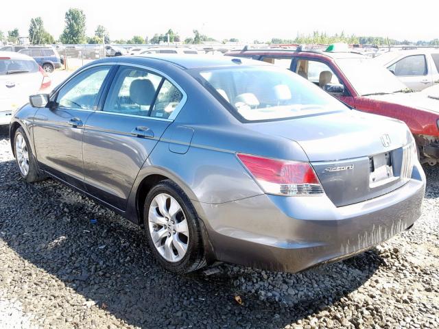 JHMCP26878C020272 - 2008 HONDA ACCORD EXL CHARCOAL photo 3