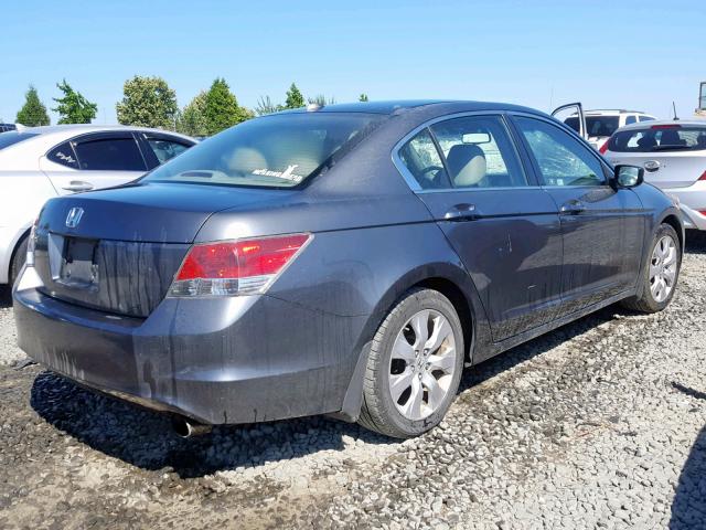 JHMCP26878C020272 - 2008 HONDA ACCORD EXL CHARCOAL photo 4