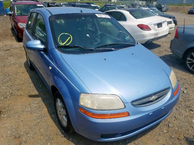 KL1TG62615B351581 - 2005 CHEVROLET AVEO LT BLUE photo 1