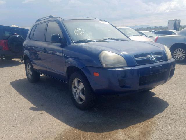 KM8JM12B95U069391 - 2005 HYUNDAI TUCSON GL BLUE photo 1