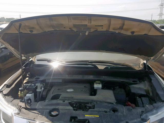 5N1AR2MM5DC671957 - 2013 NISSAN PATHFINDER SILVER photo 7