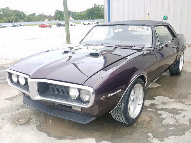 223377U139271 - 1967 PONTIAC FIREBIRD PURPLE photo 2