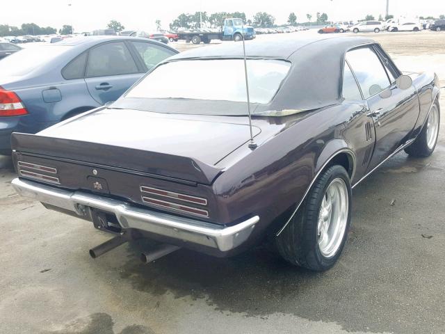 223377U139271 - 1967 PONTIAC FIREBIRD PURPLE photo 4