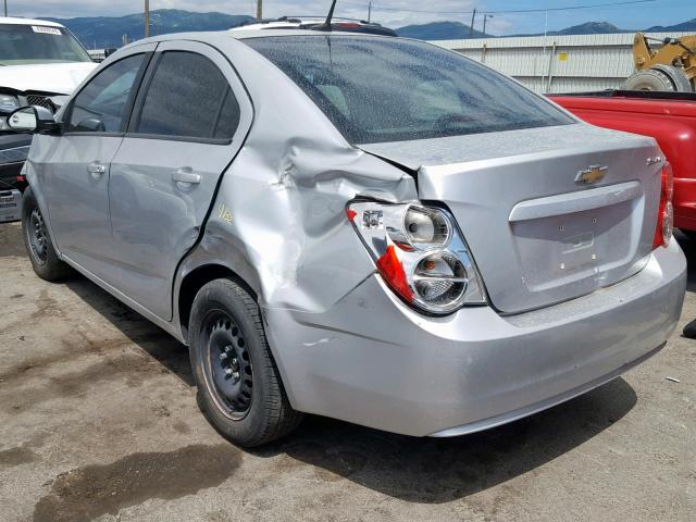 1G1JB5SH7D4135613 - 2013 CHEVROLET SONIC LS 银色 照片 3