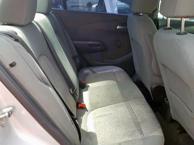 1G1JB5SH7D4135613 - 2013 CHEVROLET SONIC LS 银色 照片 6