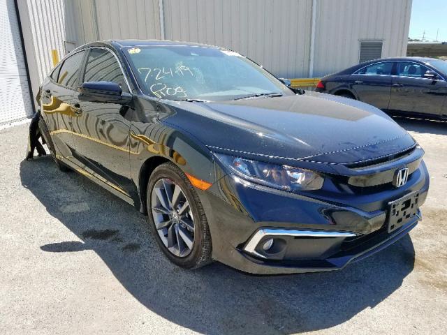 19XFC1F70KE202729 - 2019 HONDA CIVIC EXL შავი ფოტო 1