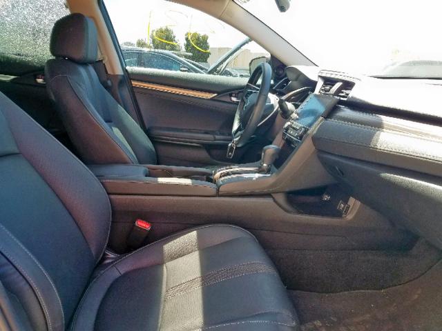 19XFC1F70KE202729 - 2019 HONDA CIVIC EXL შავი ფოტო 5