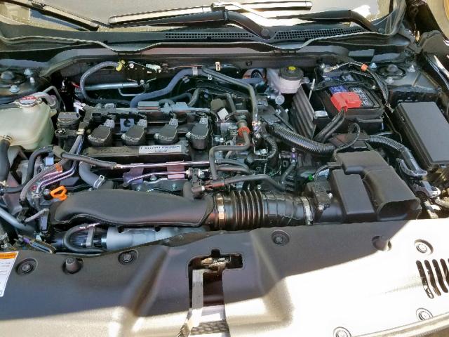 19XFC1F70KE202729 - 2019 HONDA CIVIC EXL შავი ფოტო 7