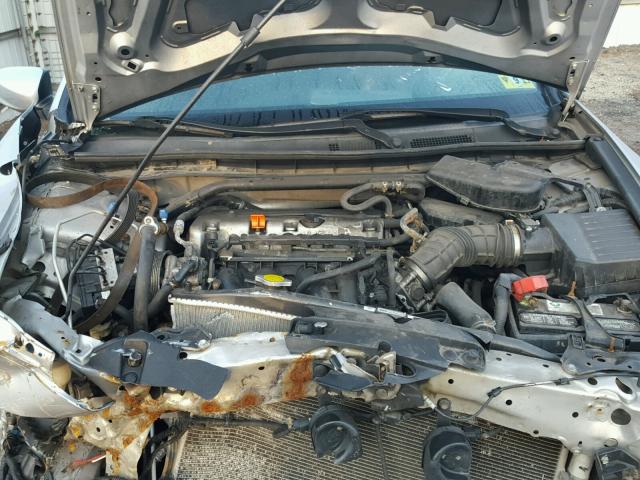 1HGCS1B82BA003481 - 2011 HONDA ACCORD EXL SILVER photo 7