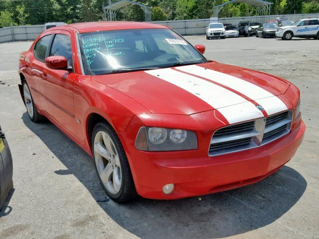 2B3CA3CV3AH290347 - 2010 DODGE CHARGER SX RED photo 1