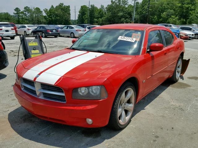 2B3CA3CV3AH290347 - 2010 DODGE CHARGER SX RED photo 2