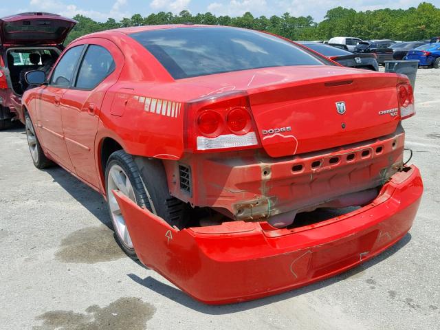 2B3CA3CV3AH290347 - 2010 DODGE CHARGER SX RED photo 3