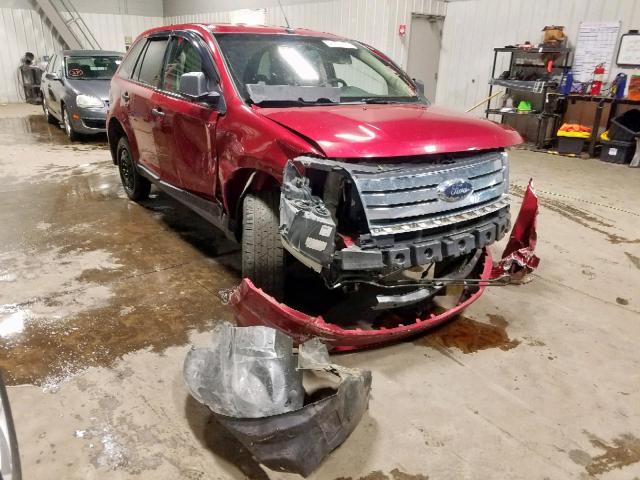 2FMDK36C28BB46193 - 2008 FORD EDGE SE RED photo 1