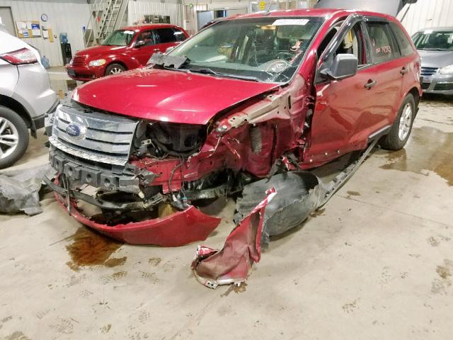 2FMDK36C28BB46193 - 2008 FORD EDGE SE RED photo 9