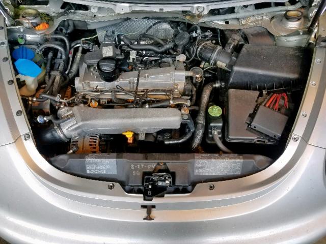 3VWDC21CX1M412435 - 2001 VOLKSWAGEN NEW BEETLE ვერცხლისფერი ფოტო 7