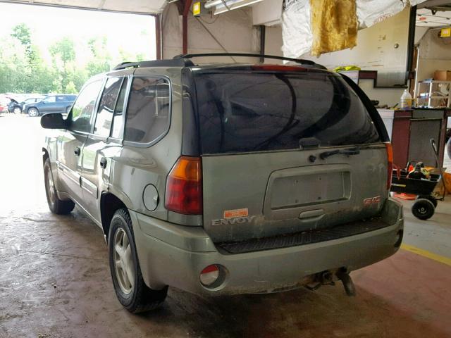 1GKDT13S542314673 - 2004 GMC ENVOY GREEN photo 3