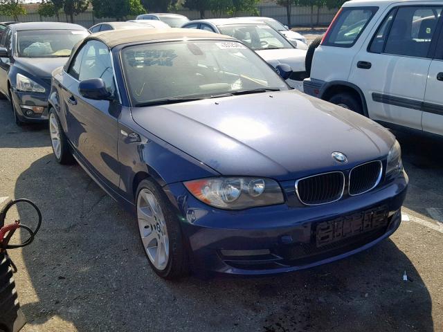 WBAUN1C55BVH82978 - 2011 BMW 128 I BLUE photo 1