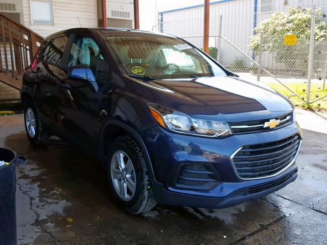 3GNCJNSB6KL239216 - 2019 CHEVROLET TRAX LS BLUE photo 1