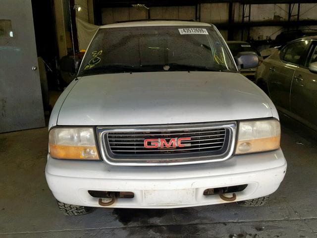 1GKDT13W1Y2235199 - 2000 GMC JIMMY / EN WHITE photo 9