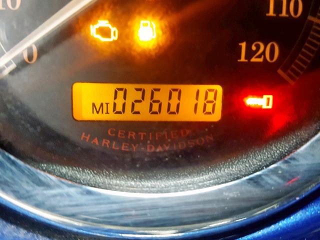 1HD1FCW116Y665468 - 2006 HARLEY-DAVIDSON FLHTCUI BLUE photo 10