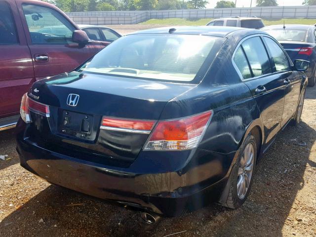 1HGCP2F8XCA108031 - 2012 HONDA ACCORD EXL BLACK photo 4