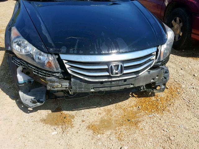 1HGCP2F8XCA108031 - 2012 HONDA ACCORD EXL BLACK photo 9