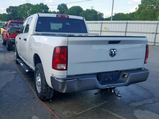 3D7TP2CL9BG529056 - 2011 DODGE RAM 2500 WHITE photo 3