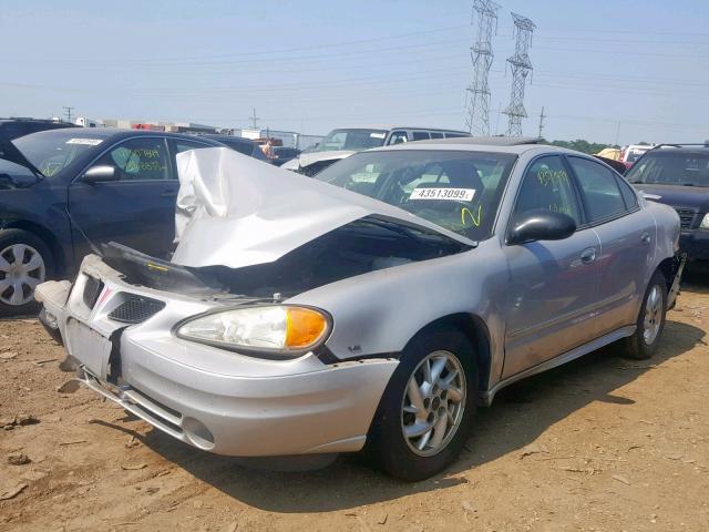 1G2NE52E15M160244 - 2005 PONTIAC GRAND AM S SILVER photo 2