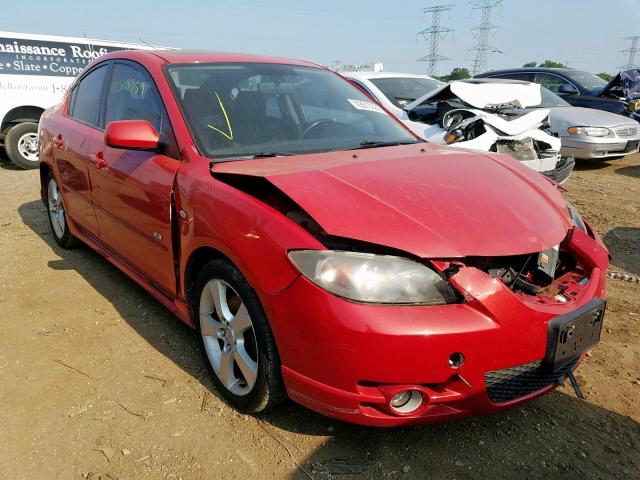 JM1BK323251236713 - 2005 MAZDA 3 S RED photo 1