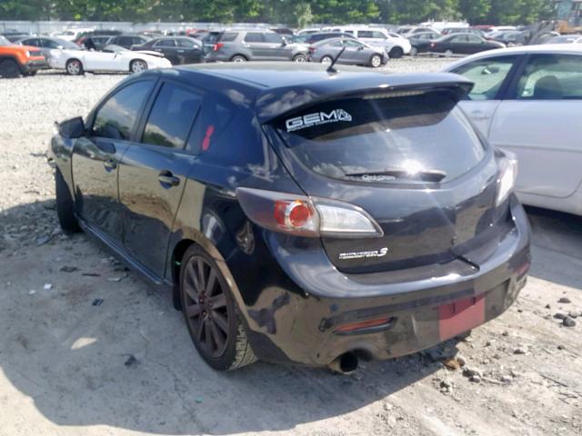 JM1BL1L40C1677598 - 2012 MAZDA SPEED 3 BLACK photo 3