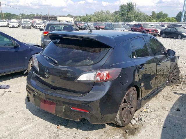 JM1BL1L40C1677598 - 2012 MAZDA SPEED 3 BLACK photo 4