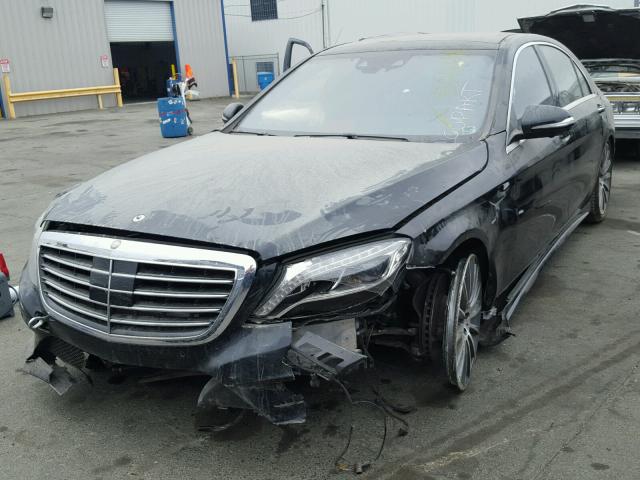 WDDUG8CB7FA114160 - 2015 MERCEDES-BENZ S 550 BLACK photo 2