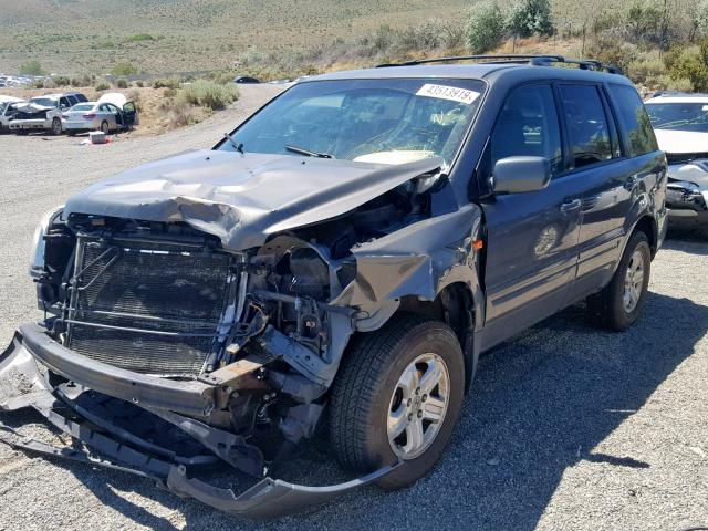 5FNYF18218B012006 - 2008 HONDA PILOT VP GRAY photo 2