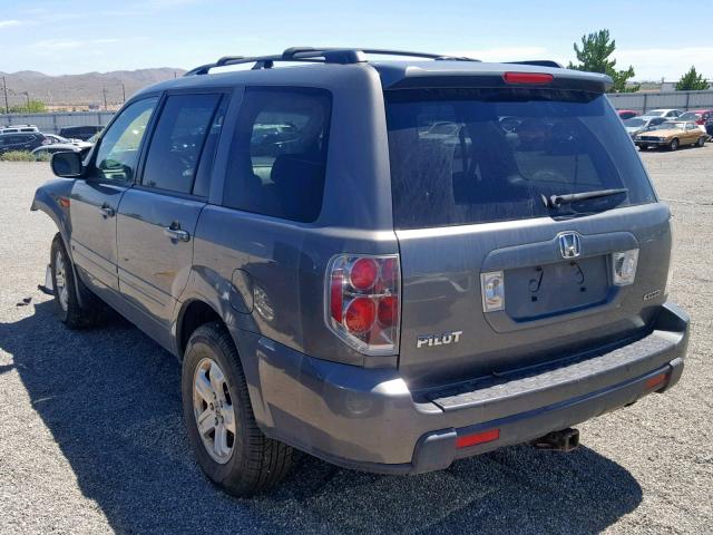 5FNYF18218B012006 - 2008 HONDA PILOT VP GRAY photo 3