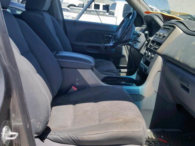 5FNYF18218B012006 - 2008 HONDA PILOT VP GRAY photo 5