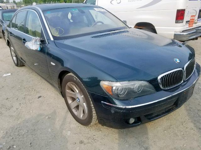 WBAHN83527DT68996 - 2007 BMW 750 GREEN photo 1