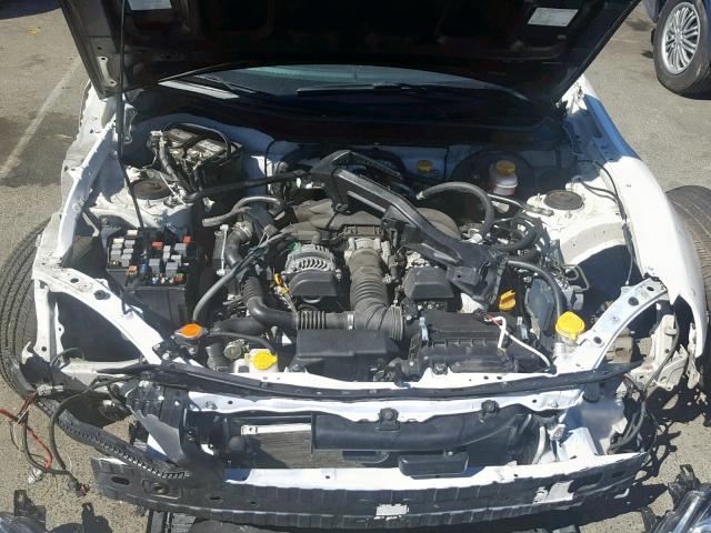 JF1ZNAA17F9711274 - 2015 TOYOTA SCION FR-S WHITE photo 7