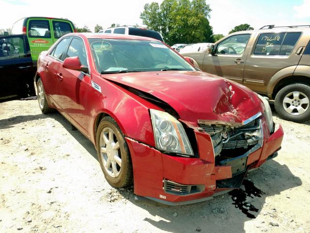 1G6DV57V080151114 - 2008 CADILLAC CTS HI FEA RED photo 1