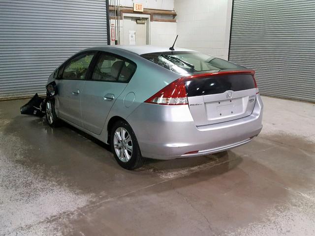 JHMZE2H52AS040024 - 2010 HONDA INSIGHT LX SILVER photo 3