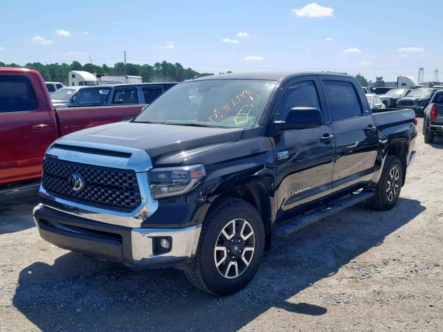 5TFEY5F12KX244741 - 2019 TOYOTA TUNDRA CRE BLACK photo 2