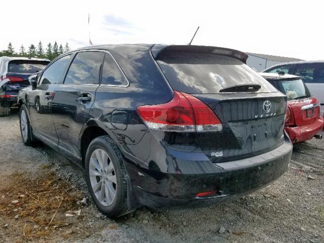 4T3BA3BB3GU077764 - 2016 TOYOTA VENZA XLE BLACK photo 3