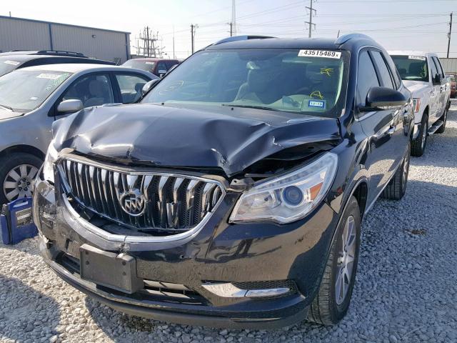 5GAKRCKD0DJ237041 - 2013 BUICK ENCLAVE BLACK photo 2