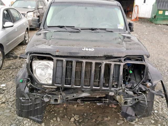 1C4PJMAK0CW125066 - 2012 JEEP LIBERTY SP BLACK photo 7