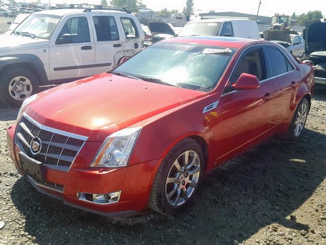 1G6DV57VX80156272 - 2008 CADILLAC CTS HI FEA RED photo 2