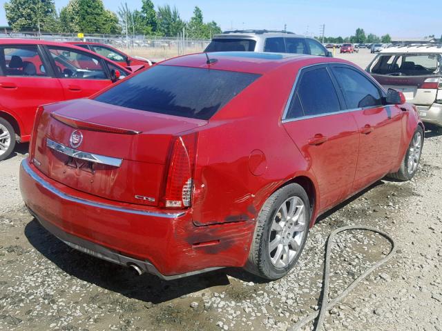 1G6DV57VX80156272 - 2008 CADILLAC CTS HI FEA RED photo 4