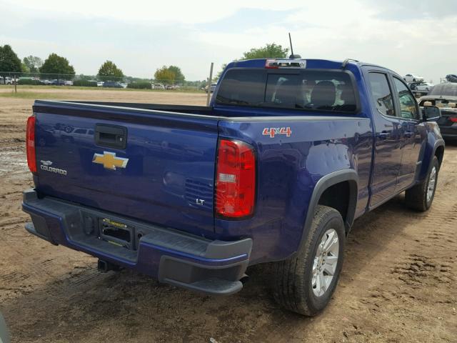 1GCGTCE35G1138356 - 2016 CHEVROLET COLORADO L BLUE photo 4