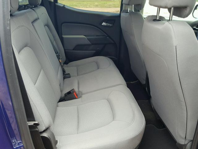 1GCGTCE35G1138356 - 2016 CHEVROLET COLORADO L BLUE photo 6