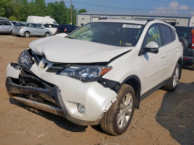 2T3DFREV2EW212779 - 2014 TOYOTA RAV4 LIMIT WHITE photo 2