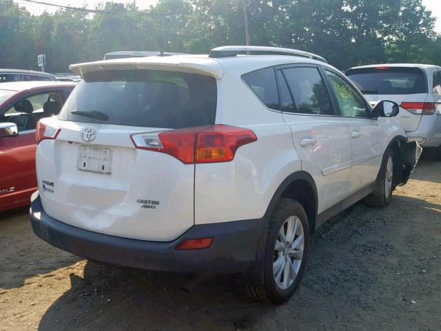 2T3DFREV2EW212779 - 2014 TOYOTA RAV4 LIMIT WHITE photo 4